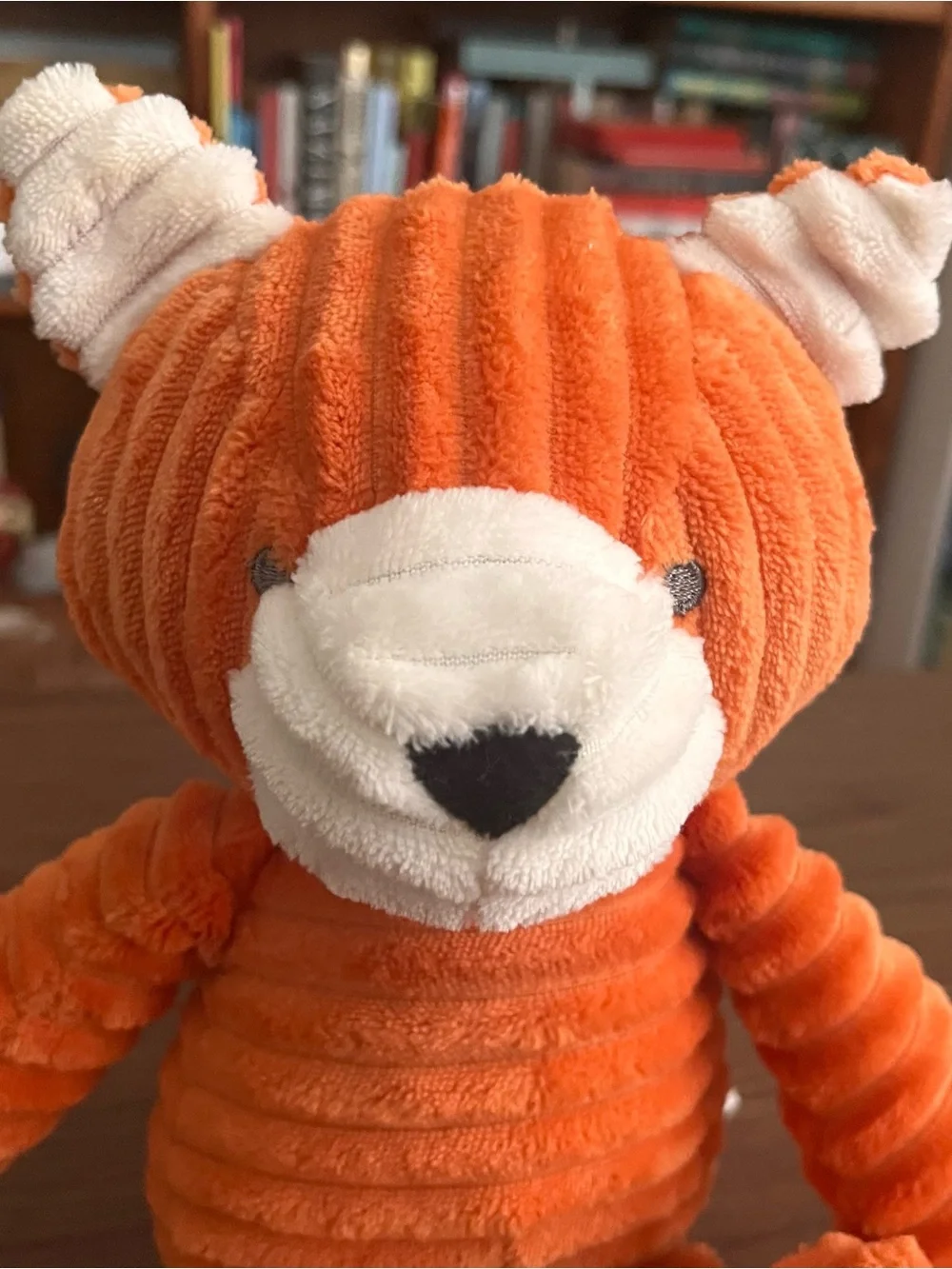 Carters Orange White Corduroy Fox 11